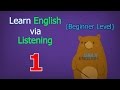 Learn English via Listening Beginner Level | Lesson 1 | First Snow Fall