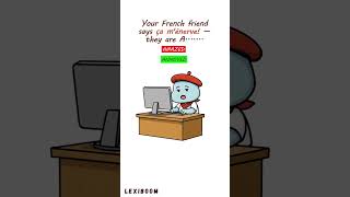 French have a lot of tricky words like English #frenchlearning #french #lexiboomai #paris
