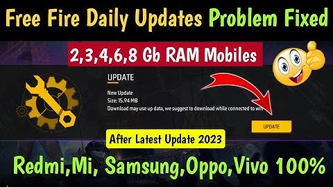 Free Fire Daily Updates Problem | Normal FF Daily Update Problem | Free Fire Max Update Problem Fix