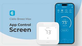 Cielo Breez Max - App Control Screen