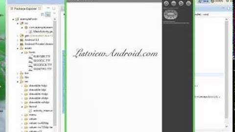 How to add external fonts to android application