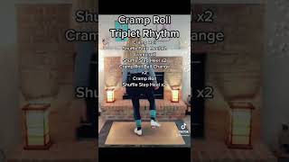 #SHORTS - Tap Dance - Mini Tutorial - Cramp roll triplet rhythm