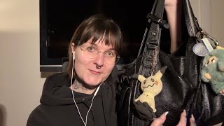 Asmr chaotic soft spoken what’s in my bag video screenshot 4