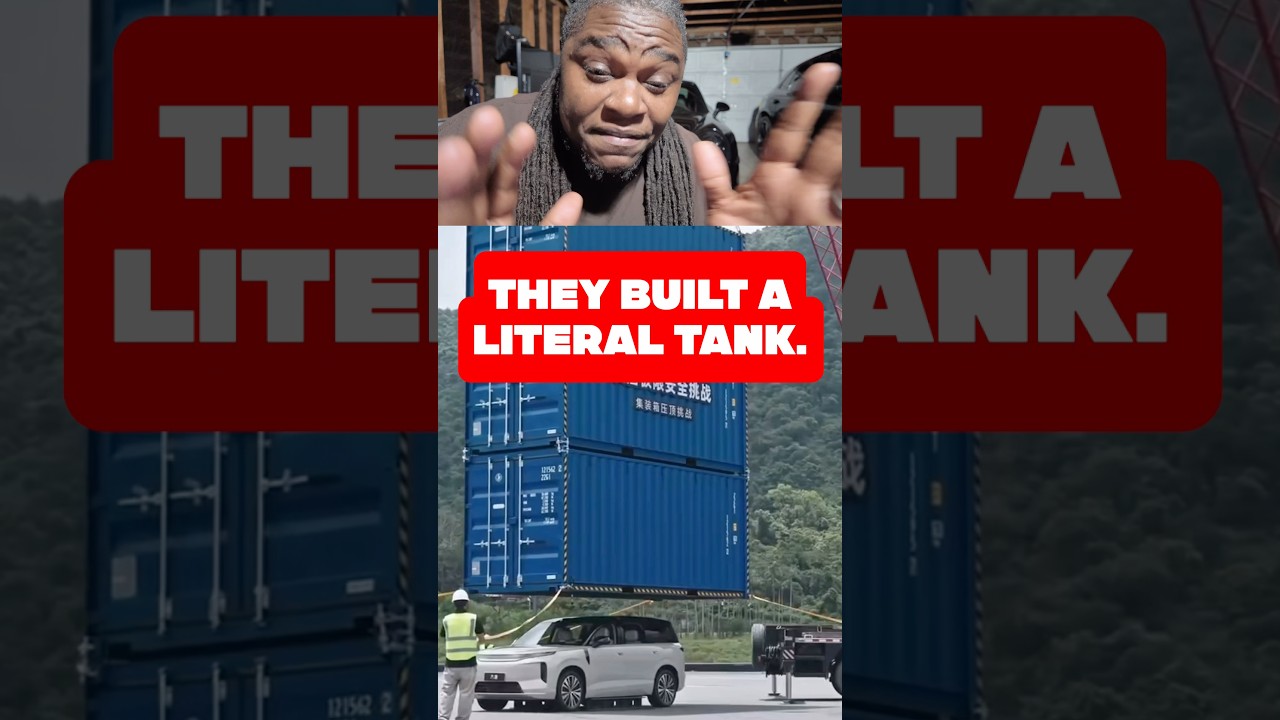 3 Shipping Containers vs 1 Chinese EV SUV! 😱🏗️