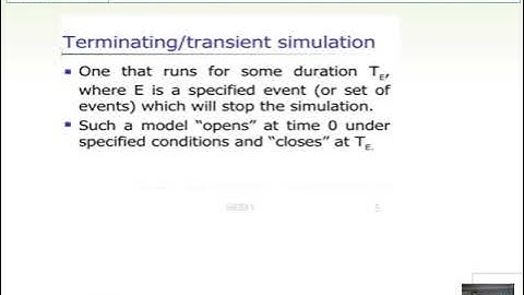 Lecturevideo_ 17CS834_ Module 5_ output analysis for steady state simulation _SHOBA V