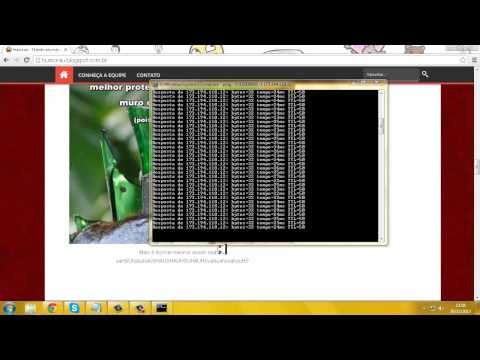 Como derrubar um site ou blog  pelo cmd metodo facil