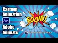 Cartoon Animation in Adobe Animate by using Movie Clip symbol