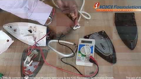Testing of Electric Iron Parts