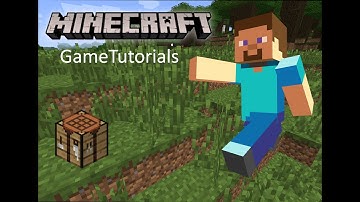 How to make a crafting table | Minecraft