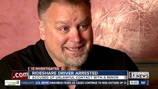 Rideshare driver arrested