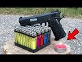 EXPERIMENT: GUN VS 50 LIGHTERS