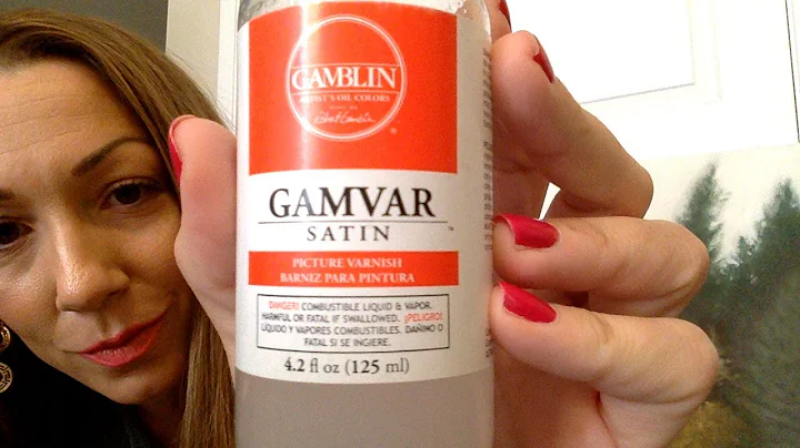 Varnishing paintings with GAMVAR satin picture varnish
