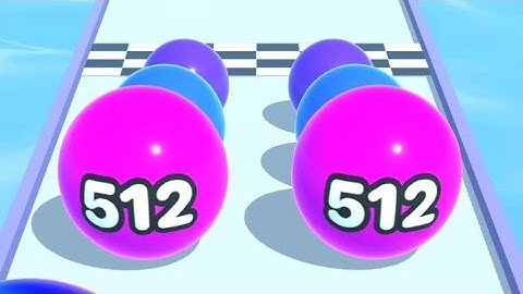 Ball Run Merge 2048 Numbers Level up game - ball run 2048 - All Levels Gameplay Android iOS