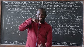 SESSION 6 | MOTION IN HORIZONTAL CIRCLE | CIRCULAR MOTION | ADV MECHANICS | FORM V PCM | OLENJOLAI