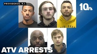 Police arrest 6 in 'ride-out' event involving ATVs