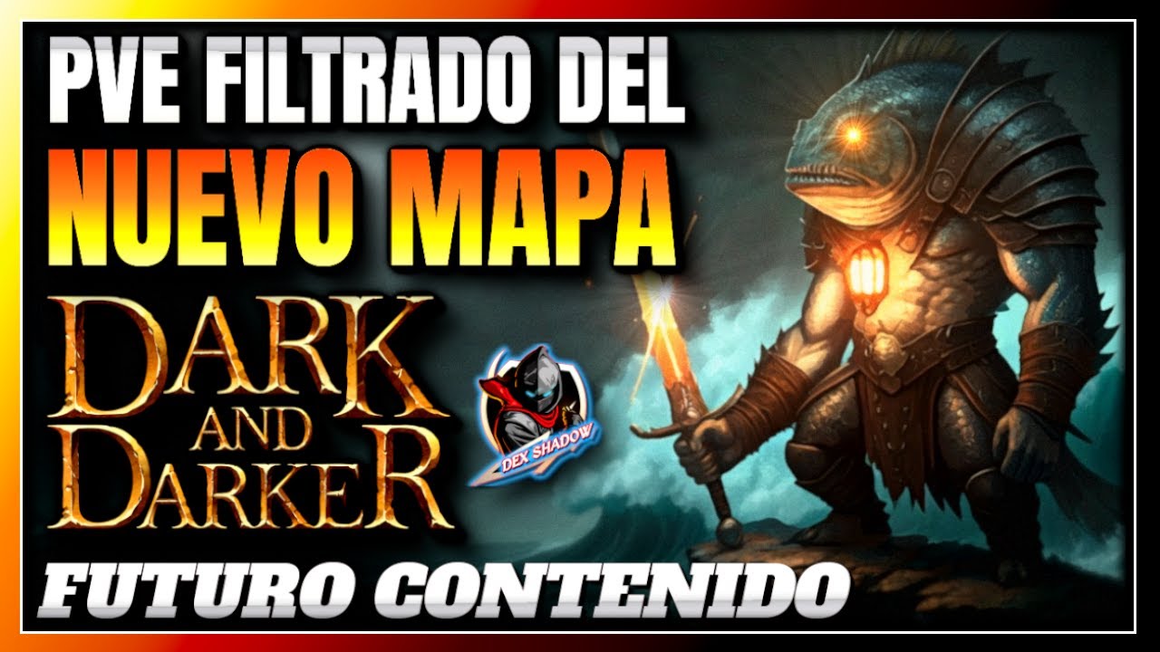 Contenido DATAMINEADO del nuevo mapa de AGUA de Dark and Darker, monstruos, sirenas, arrojadizos y +