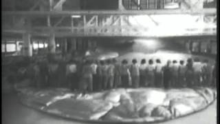 CONSTRUCTING NAVY BLIMPS, AKRON, OHIO