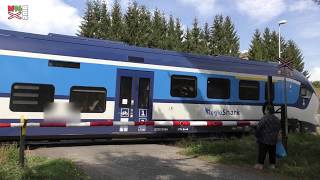 Železniční přejezd Rynoltice [P3420] - 21.9.2018 / Czech railroad crossing