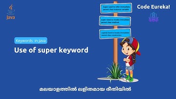 super keyword in java malayalam | Use ofsuper keyword | super keyword malayalam | Code eureka