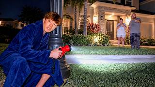Shining Flashlights into Strangers Houses