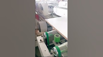 Melamine faced board auto loading and four edges trimming machine