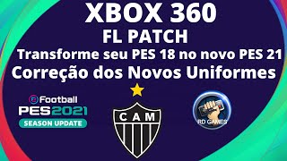 ATUALIZAÇÃO PARA O SEU PES 2018 XBOX 360 UNIFORMES DO ATLÉTICO MG CORRIGIDO ADD UNIFORME DO GOLEIRO! screenshot 3