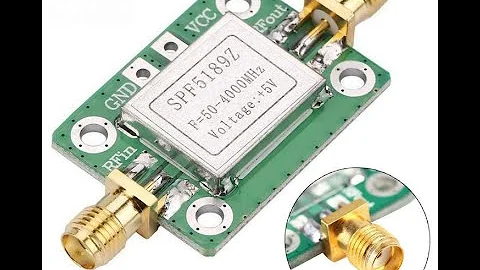 Experimental LoRA RX filtered amplifier