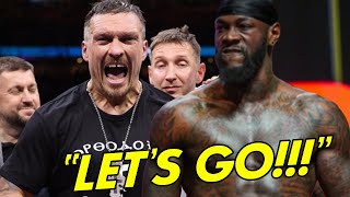 Good News Deontay Wilder Fights Oleksandr Usyk Next Long Overdue Oppotunity For Bomb Squad