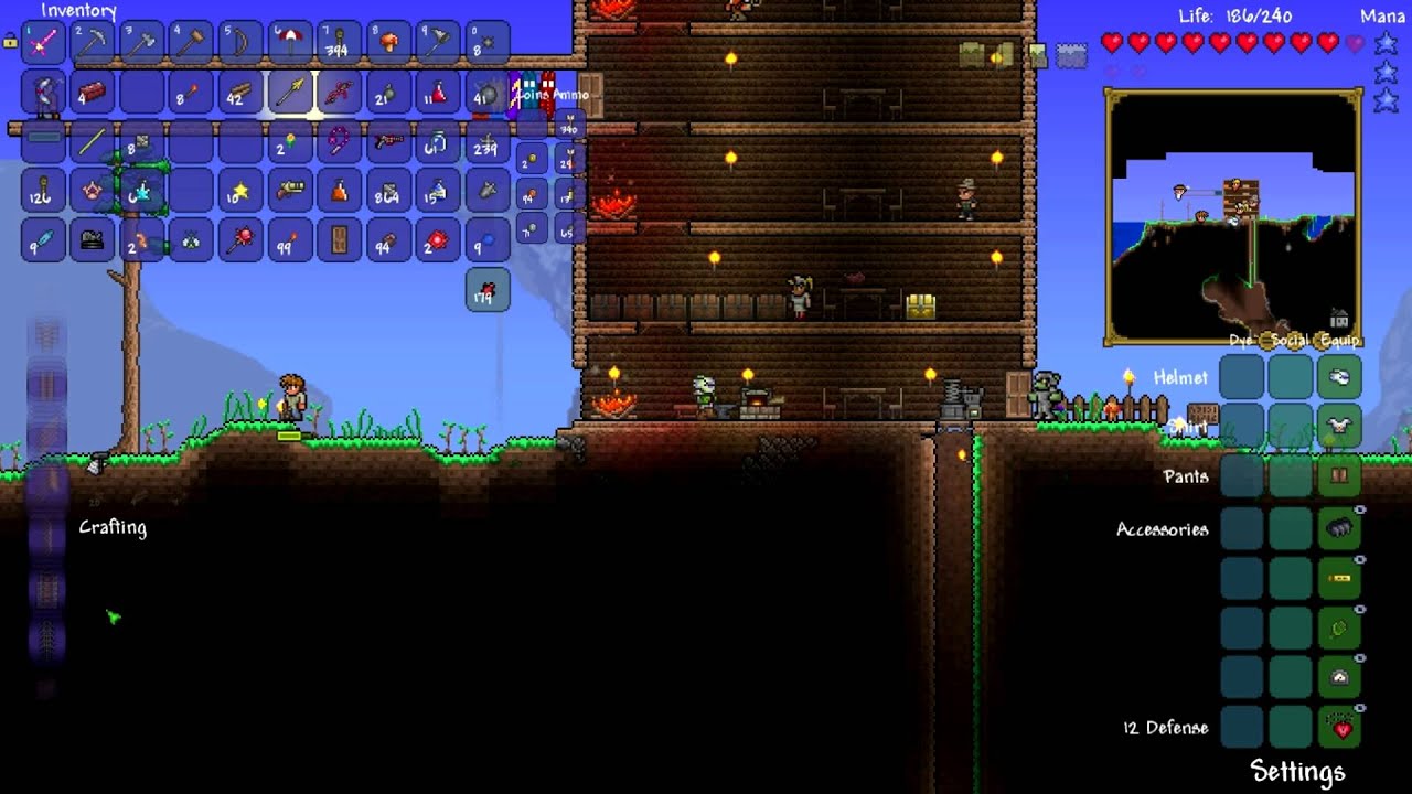 Terraria Time Terraria Time-Lapse | 10Ep | Meteorite! - YouTube