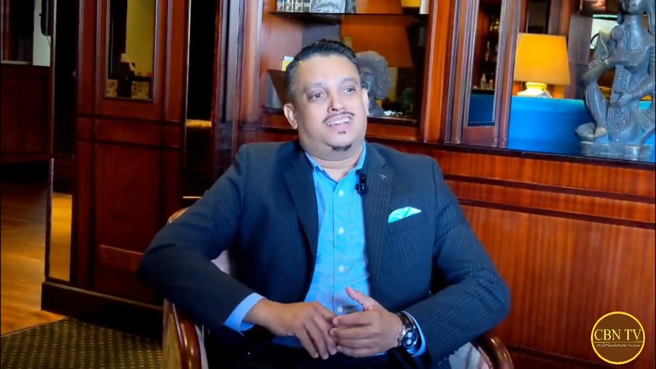 Dushyantha Tittawela GM Cinnamon Lakeside  in an exclusive Interview on CBN Tv