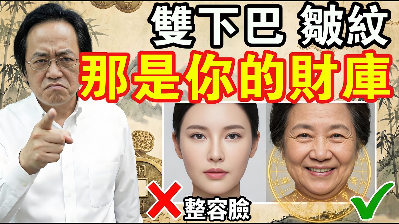 倪海廈：很多人不是病死的，是“美”死的！臉上這4處越“醜”命越好！別再親手把晚年的“財庫”整沒了！#倪海廈 #中醫養生 #面相學 #晚年運勢 #整容危害