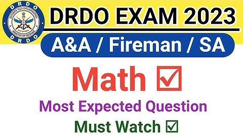 DRDO CEPTAM 10 A&A Math Most Expected Question | DRDO CEPTAM 10 A&A Paper Analysis 2023 @focus4m