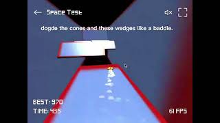 How to do Space Test in Ice Dodo
