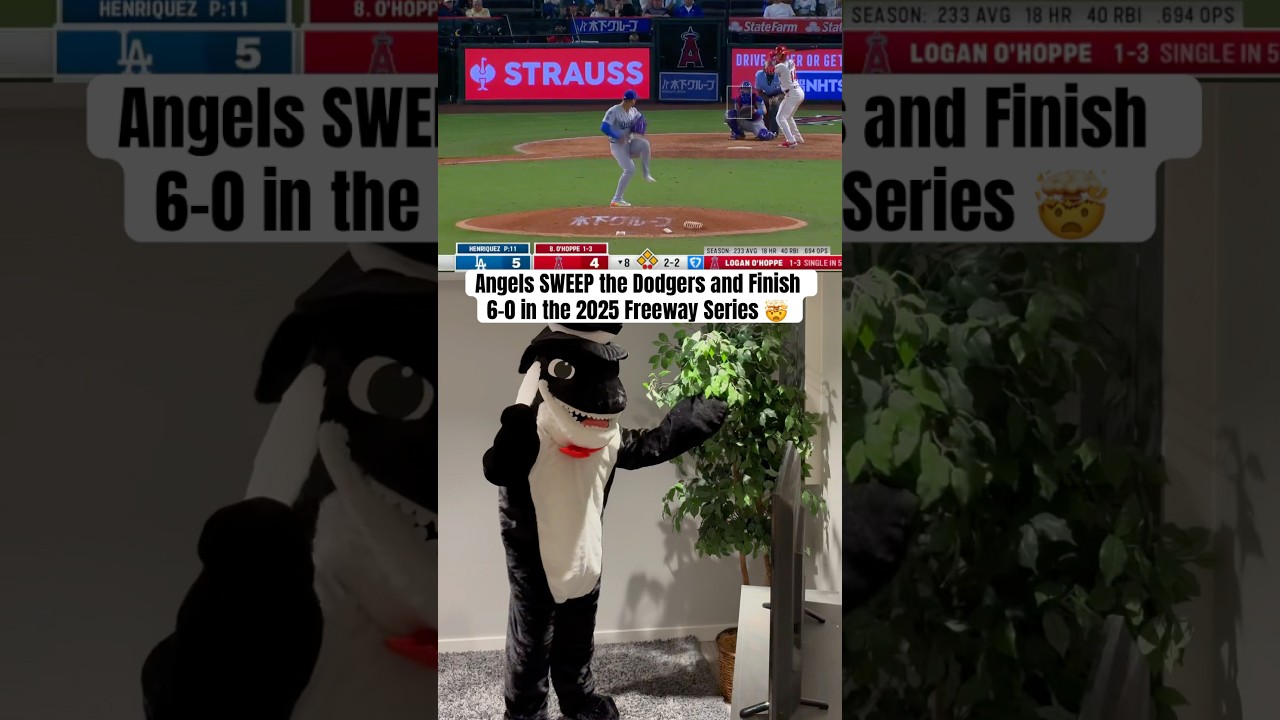 Angels Sweep Dodgers 6-0 in 2025 Freeway Series