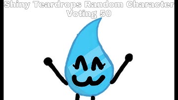 Shiny Teardrops Random Character Voting 50