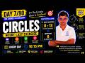 Day 7/90 Crash Course – Circles 🔥 | NCERT Last Exercise Q8–13 + Q6 Explained Grade 10 CBSE 2026-27