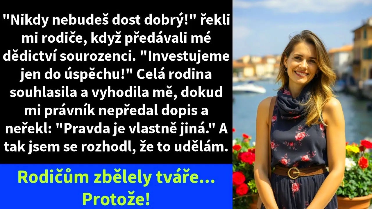 Na čtení závěti po dědečkovi mi matka řekla: „Ty sem nepatříš, Alino. Prostě odejdi, než to bude trapné.“ Stála jsem tam v jediných čistých šatech, které jsem měla, a celá rodina se na mě dívala,...