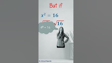 Square root positive or negative