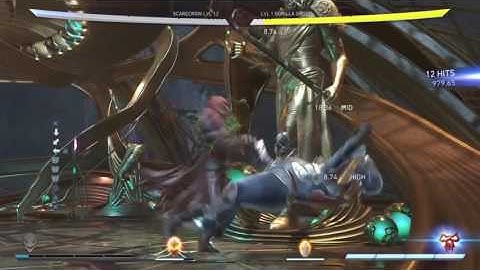 Injustice 2 Scarecrow: 100% Combo (4 BARS) Not in competitive mode