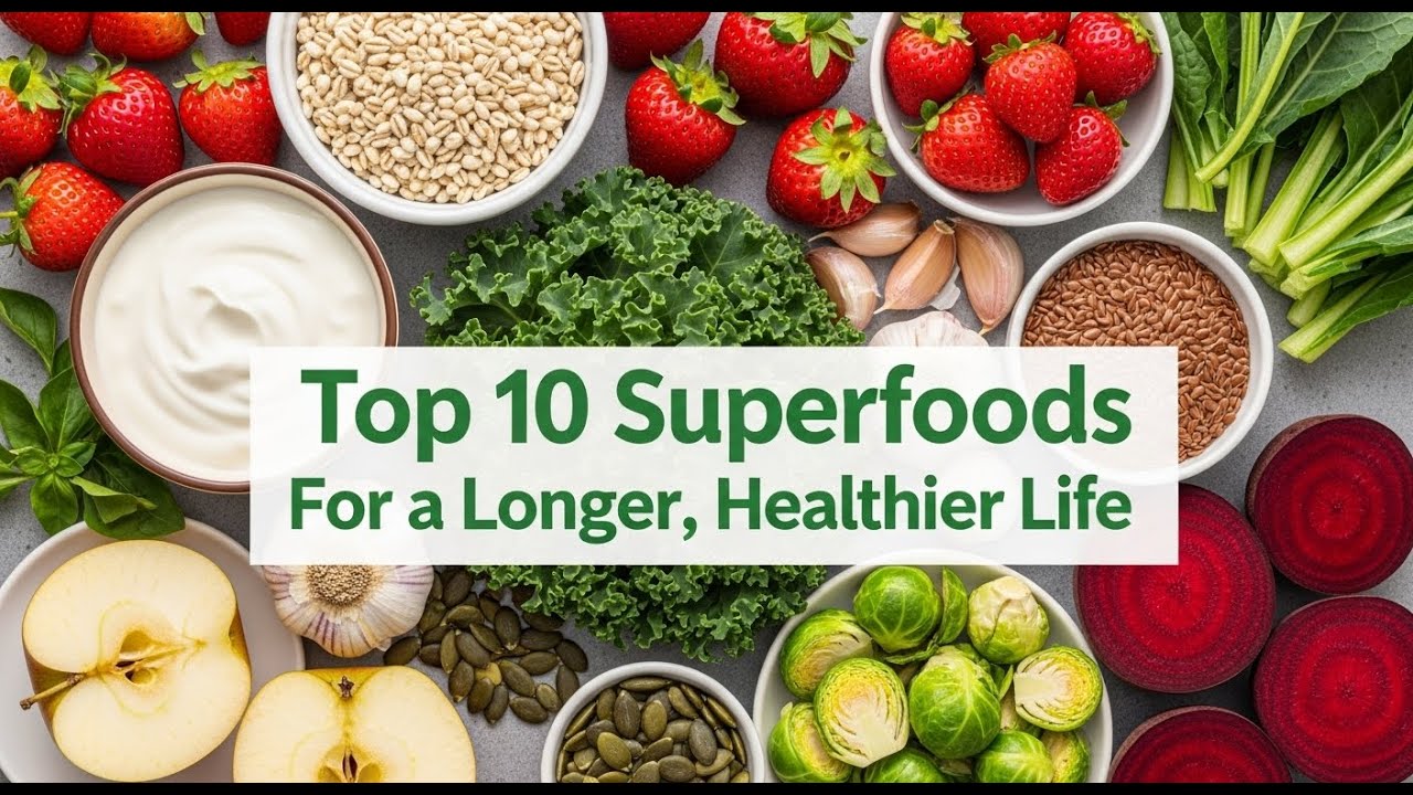Top 10 Superfoods to Eat for a Longer, Healthier Life Most Nutrient ...