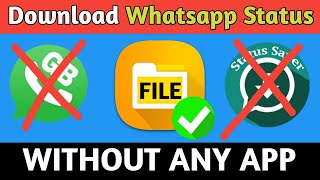 How To Download Whatsapp Status Without Any App/Whatsapp Ka Status Kaise Download Kare Bina GB Ke... screenshot 4