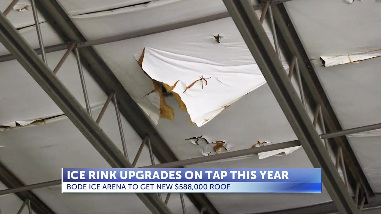 Renovations on tap this year for Bode Ice Arena, starting with new roof