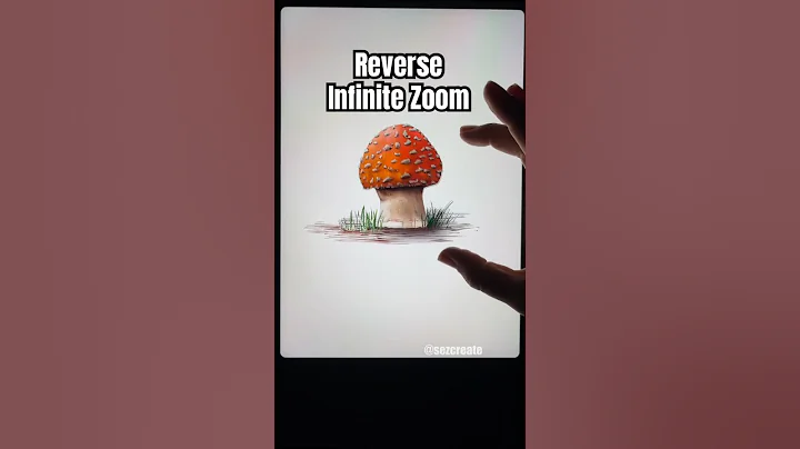 Infinite Zoom Art BUT BACKWARDS! #digitalart