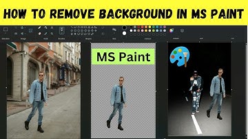 How to Remove Background in MS Paint | Background Remover in MS Paint