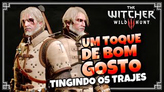 The Witcher 3 - Painting the Costumes | White and Black Paint Diagram screenshot 2