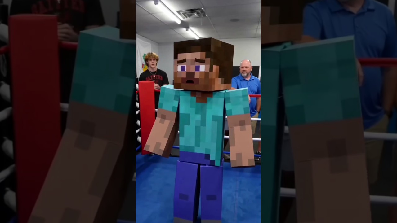Minecraft Steve in Real Life Boxing Fight! 🥊