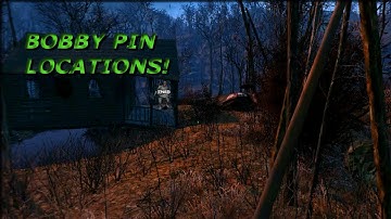 Fallout 4  - Bobby pin locations. 25 BPS Found  -  (XBOXONE - PC - PS4)