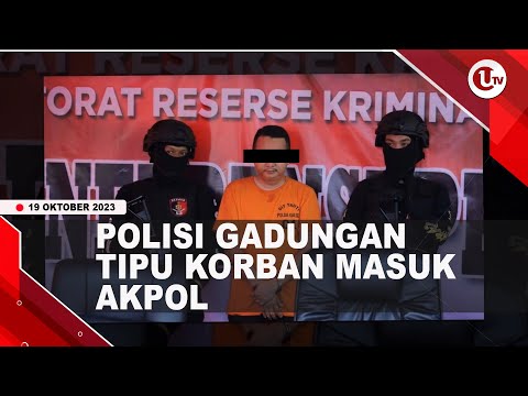POLISI GADUNGAN TIPU PULUHAN WARGA DITERIMA MASUK AKPOL | U-NEWS