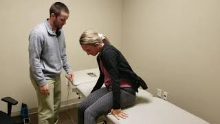 Double leg lowering/prone instability tests