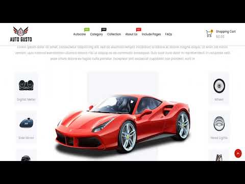 Shopify Auto Parts Theme